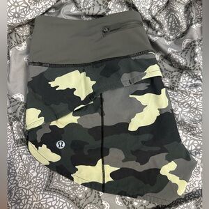 Lululemon camo speed up shorts